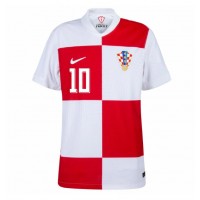 Chorvátsko Luka Modric #10 Domáci futbalový dres ME 2024 Krátky Rukáv